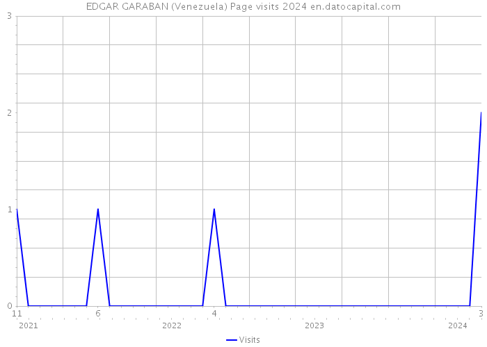 EDGAR GARABAN (Venezuela) Page visits 2024 