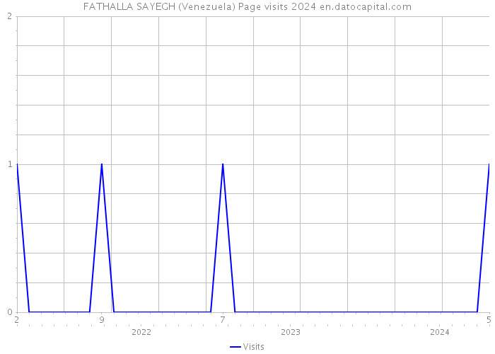 FATHALLA SAYEGH (Venezuela) Page visits 2024 