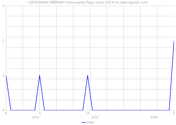 GANGARAM SEERAM (Venezuela) Page visits 2024 