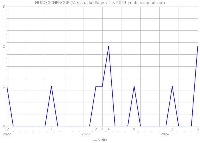 HUGO SCHENONE (Venezuela) Page visits 2024 