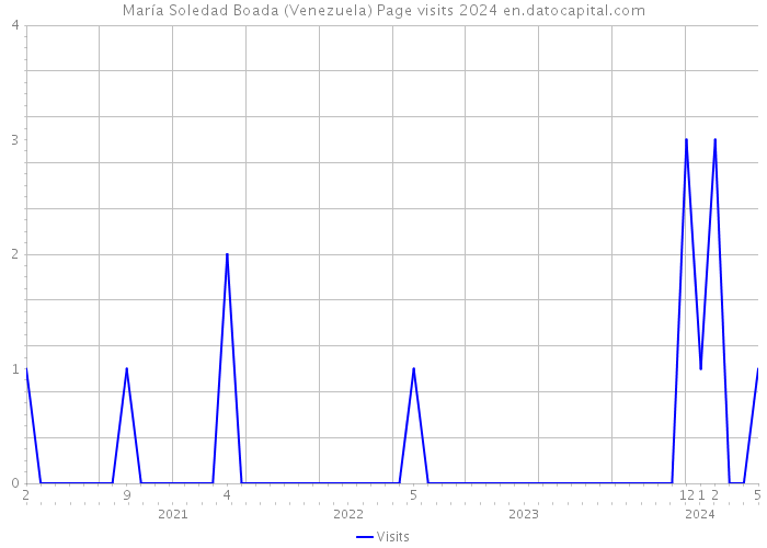 María Soledad Boada (Venezuela) Page visits 2024 