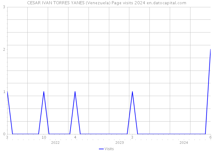 CESAR IVAN TORRES YANES (Venezuela) Page visits 2024 