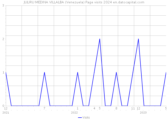 JULIRU MEDINA VILLALBA (Venezuela) Page visits 2024 