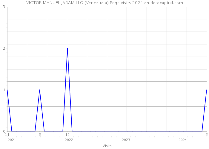 VICTOR MANUEL JARAMILLO (Venezuela) Page visits 2024 