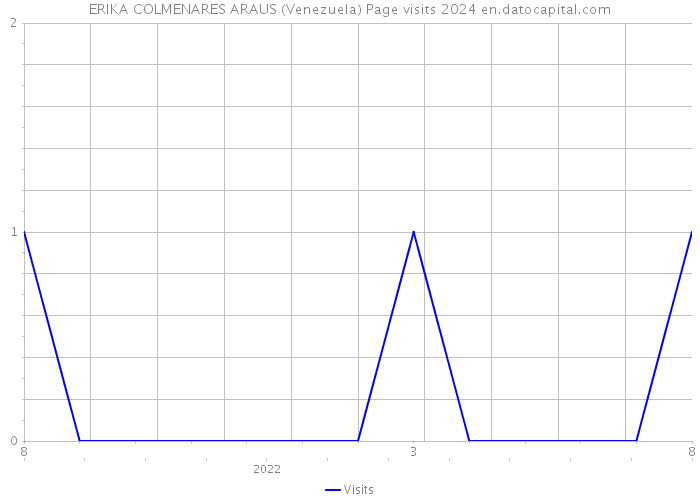 ERIKA COLMENARES ARAUS (Venezuela) Page visits 2024 
