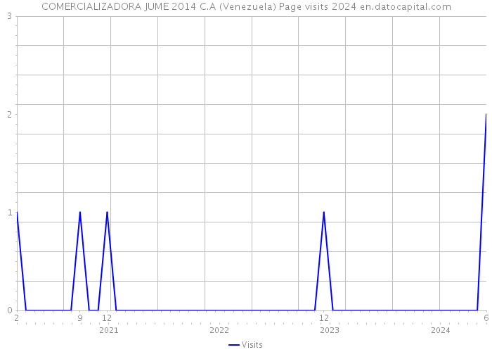COMERCIALIZADORA JUME 2014 C.A (Venezuela) Page visits 2024 