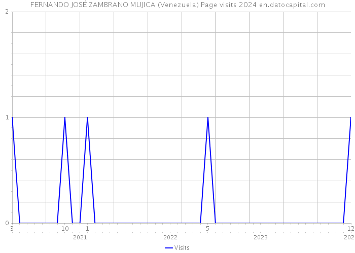 FERNANDO JOSÉ ZAMBRANO MUJICA (Venezuela) Page visits 2024 