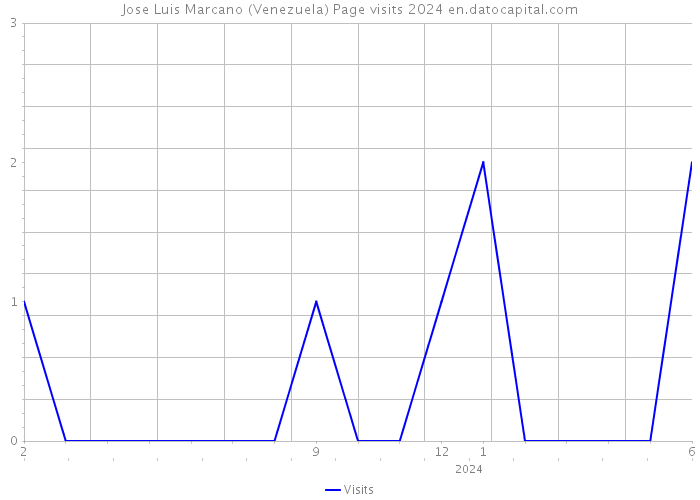 Jose Luis Marcano (Venezuela) Page visits 2024 