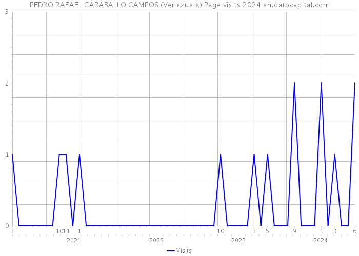 PEDRO RAFAEL CARABALLO CAMPOS (Venezuela) Page visits 2024 