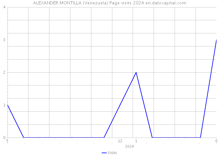 ALEXANDER MONTILLA (Venezuela) Page visits 2024 