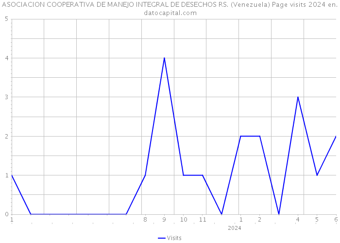 ASOCIACION COOPERATIVA DE MANEJO INTEGRAL DE DESECHOS RS. (Venezuela) Page visits 2024 