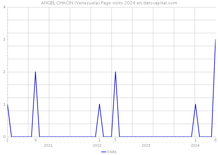 ANGEL CHACIN (Venezuela) Page visits 2024 