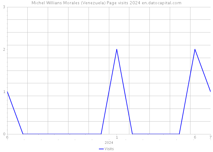 Michel Willians Morales (Venezuela) Page visits 2024 