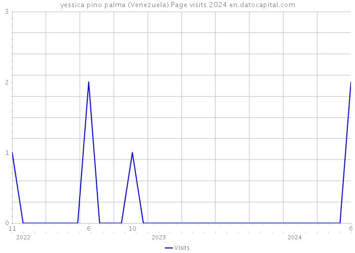 yessica pino palma (Venezuela) Page visits 2024 