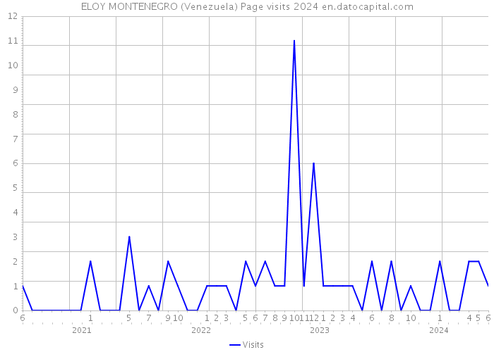 ELOY MONTENEGRO (Venezuela) Page visits 2024 