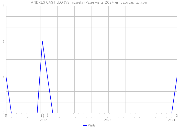 ANDRES CASTILLO (Venezuela) Page visits 2024 