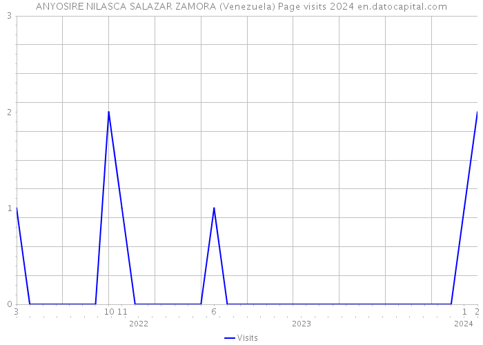 ANYOSIRE NILASCA SALAZAR ZAMORA (Venezuela) Page visits 2024 