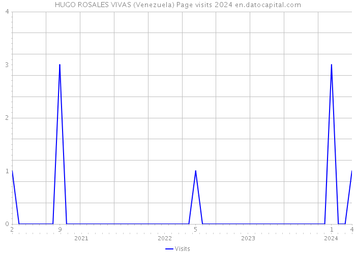 HUGO ROSALES VIVAS (Venezuela) Page visits 2024 