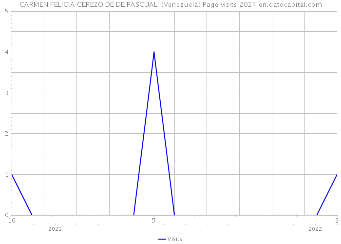 CARMEN FELICIA CEREZO DE DE PASCUALI (Venezuela) Page visits 2024 