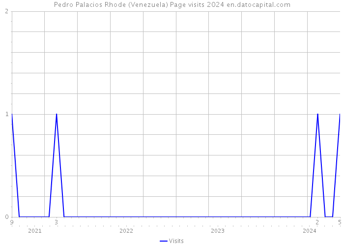 Pedro Palacios Rhode (Venezuela) Page visits 2024 