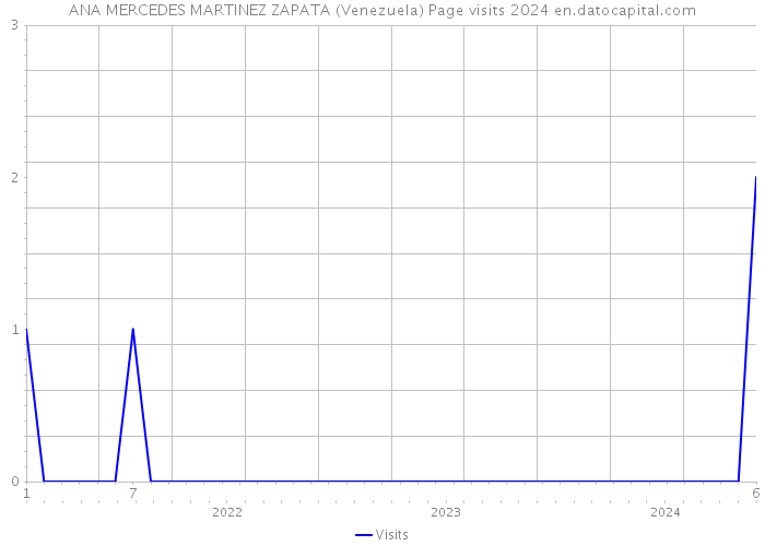 ANA MERCEDES MARTINEZ ZAPATA (Venezuela) Page visits 2024 