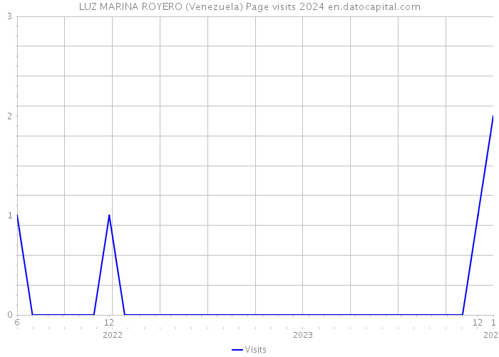 LUZ MARINA ROYERO (Venezuela) Page visits 2024 