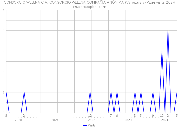  CONSORCIO WELLNA C.A. CONSORCIO WELLNA COMPAÑÍA ANÓNIMA (Venezuela) Page visits 2024 