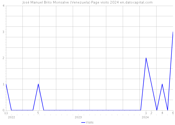 José Manuel Brito Monsalve (Venezuela) Page visits 2024 