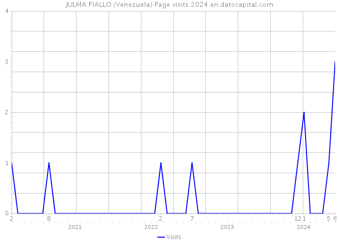 JULMA FIALLO (Venezuela) Page visits 2024 