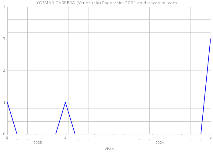 YOSMAR CARRERA (Venezuela) Page visits 2024 