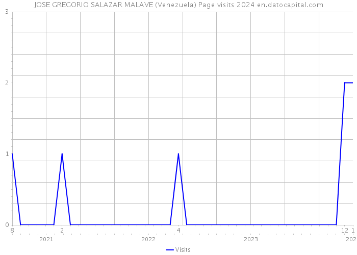 JOSE GREGORIO SALAZAR MALAVE (Venezuela) Page visits 2024 