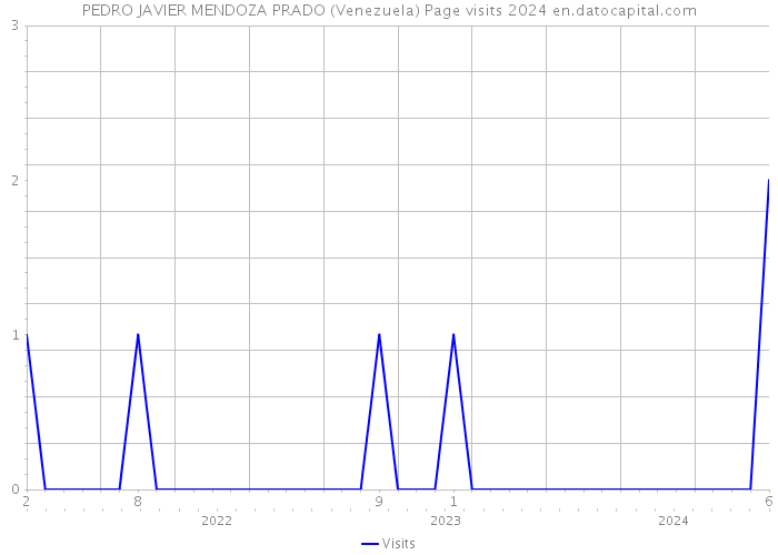 PEDRO JAVIER MENDOZA PRADO (Venezuela) Page visits 2024 