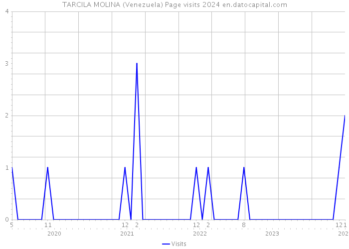 TARCILA MOLINA (Venezuela) Page visits 2024 