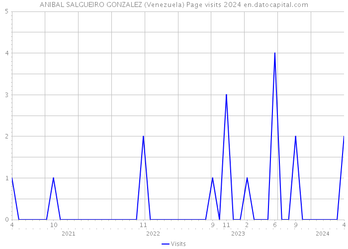 ANIBAL SALGUEIRO GONZALEZ (Venezuela) Page visits 2024 