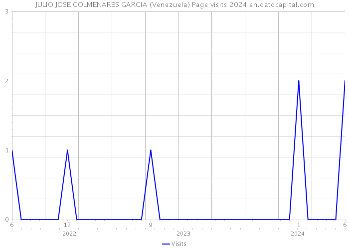 JULIO JOSE COLMENARES GARCIA (Venezuela) Page visits 2024 