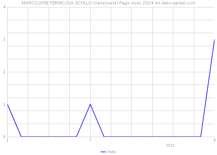 MARCO JOSE FERNICOLA SCOLLO (Venezuela) Page visits 2024 