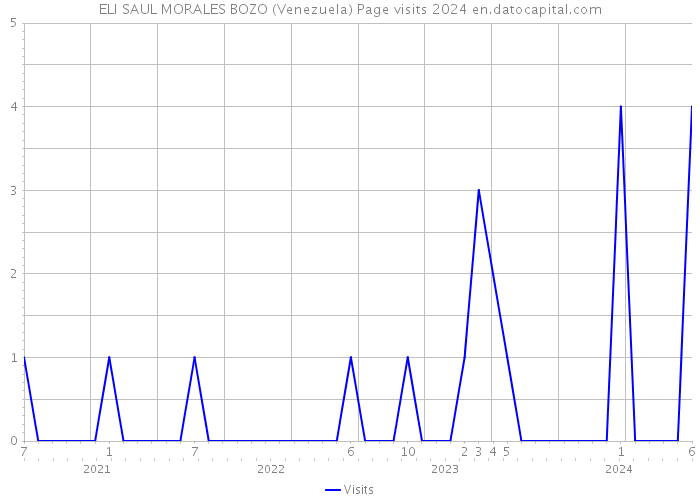 ELI SAUL MORALES BOZO (Venezuela) Page visits 2024 