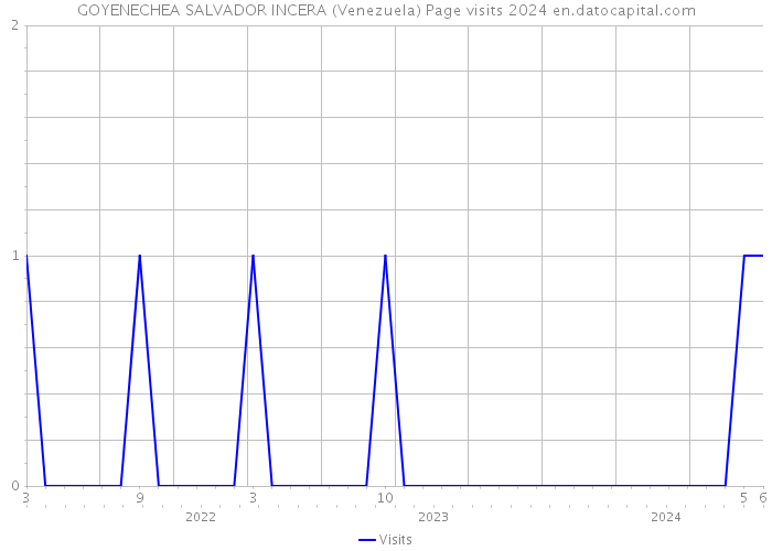 GOYENECHEA SALVADOR INCERA (Venezuela) Page visits 2024 