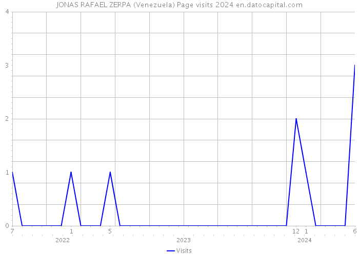 JONAS RAFAEL ZERPA (Venezuela) Page visits 2024 