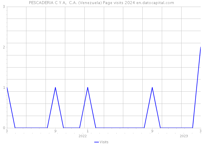 PESCADERIA C Y A, C.A. (Venezuela) Page visits 2024 