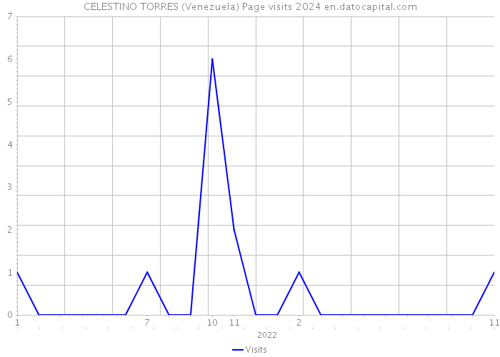 CELESTINO TORRES (Venezuela) Page visits 2024 