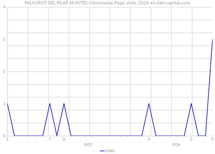 MILAGROS DEL PILAR MONTES (Venezuela) Page visits 2024 