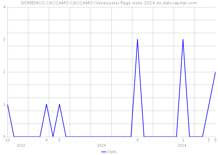 DOMENICO CACCAMO CACCAMO (Venezuela) Page visits 2024 