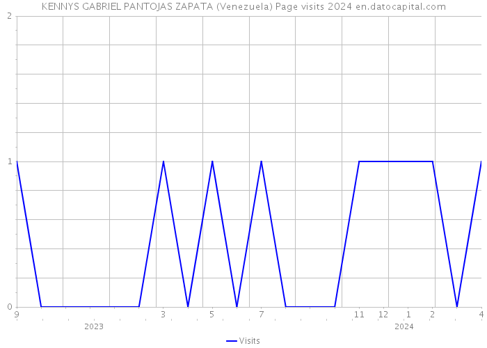 KENNYS GABRIEL PANTOJAS ZAPATA (Venezuela) Page visits 2024 