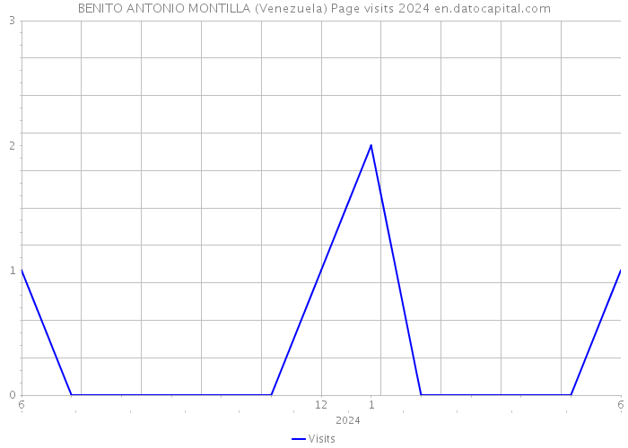 BENITO ANTONIO MONTILLA (Venezuela) Page visits 2024 