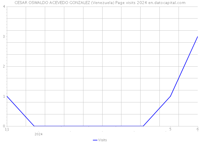 CESAR OSWALDO ACEVEDO GONZALEZ (Venezuela) Page visits 2024 
