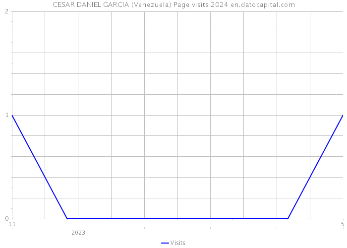 CESAR DANIEL GARCIA (Venezuela) Page visits 2024 