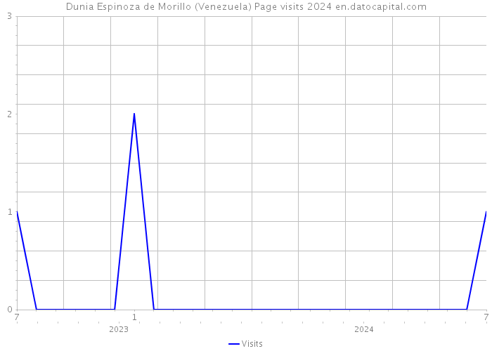 Dunia Espinoza de Morillo (Venezuela) Page visits 2024 