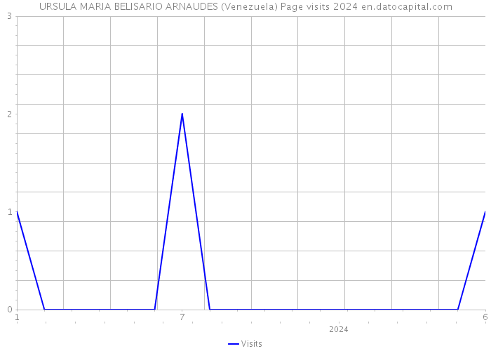 URSULA MARIA BELISARIO ARNAUDES (Venezuela) Page visits 2024 