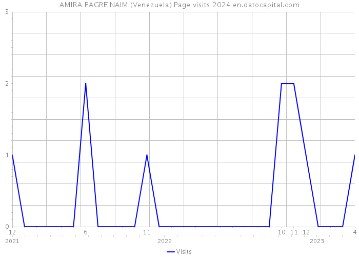 AMIRA FAGRE NAIM (Venezuela) Page visits 2024 